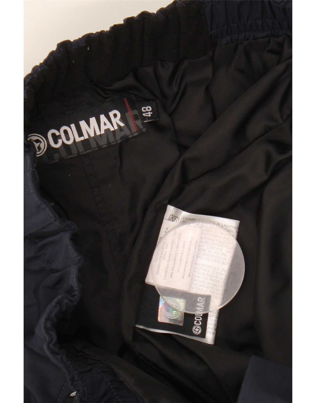 Colmar Herren-Windbreaker-Hose IT 48 Mittel W30 L32 Marineblau Polyamid