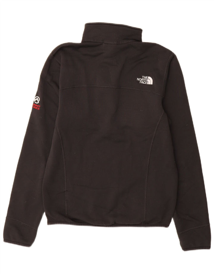 The North Face Herren-Sweatshirt mit Reißverschluss am Hals, Größe S, Schwarz, Polyester