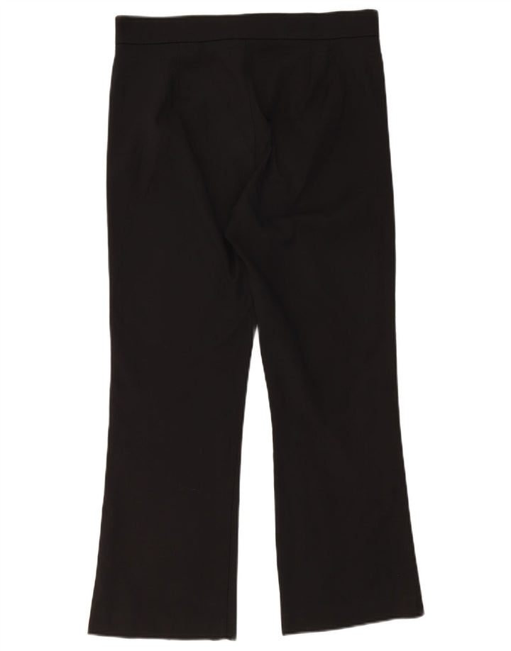 Zara Damen Bootcut-Freizeithose, Größe L, W30, L26, Schwarz