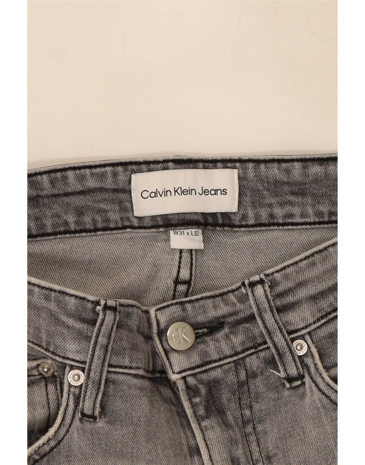 Calvin Klein Herren Slim Jeans W31 L32 Grau