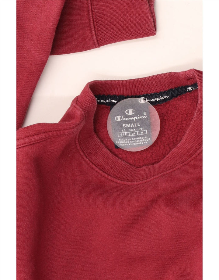 Champion Herren-Sweatshirt-Pullover, klein, Burgunderrot