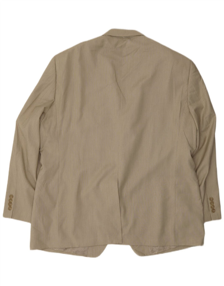 Chaps Herren-Blazer mit 2 Knöpfen, UK 48, 4XL, Beige, Polyester