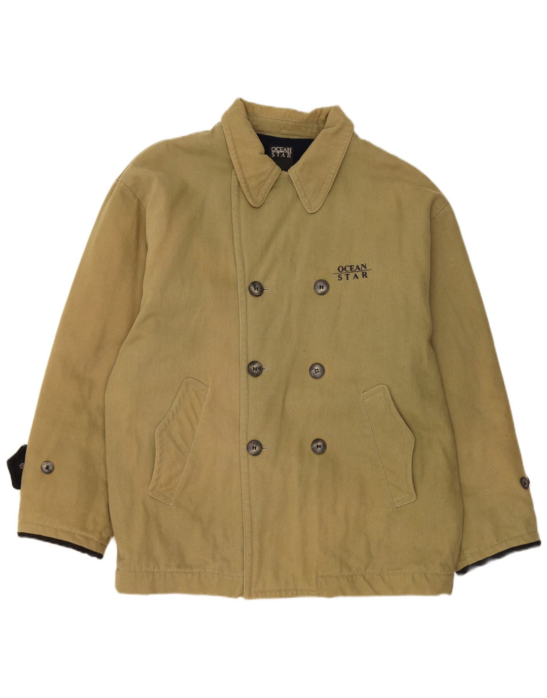Ocean Star Womens Loose Fit Windjacke IT 48 Medium Khaki