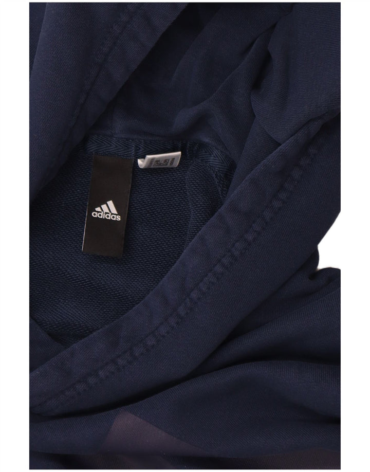 Adidas Herren Graphic Hoodie Pullover Large Marineblau