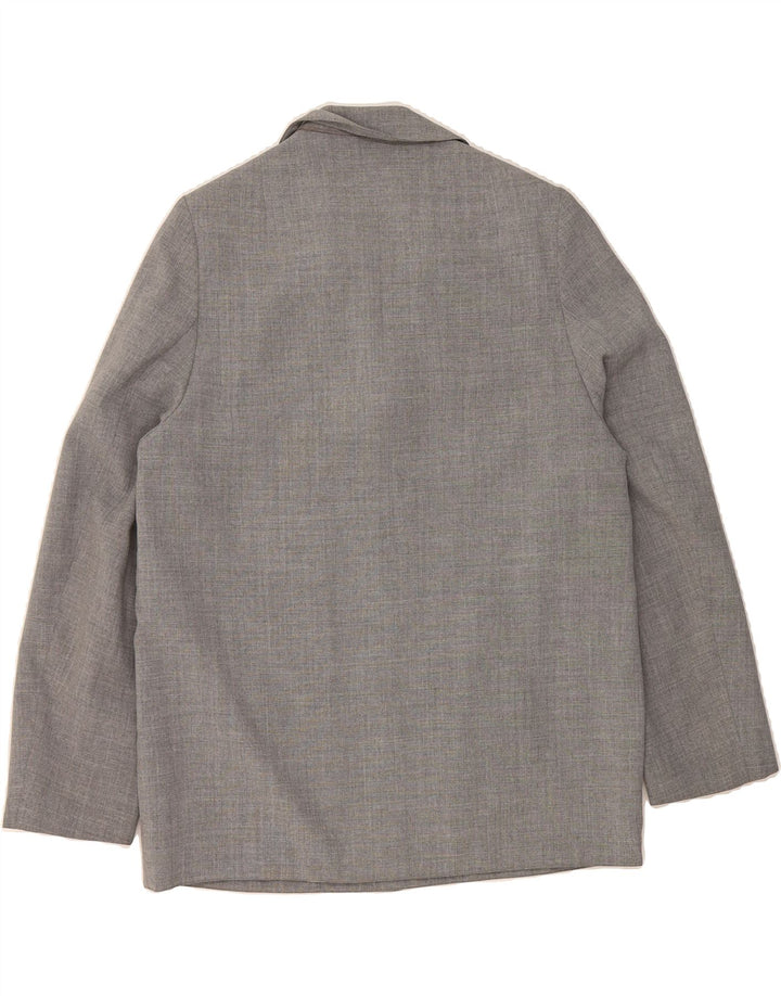 DIOLEN Mens 4 Button Blazer Jacket IT 50 Large Grey Vintage Diolen and Second-Hand Diolen from Messina Hembry 