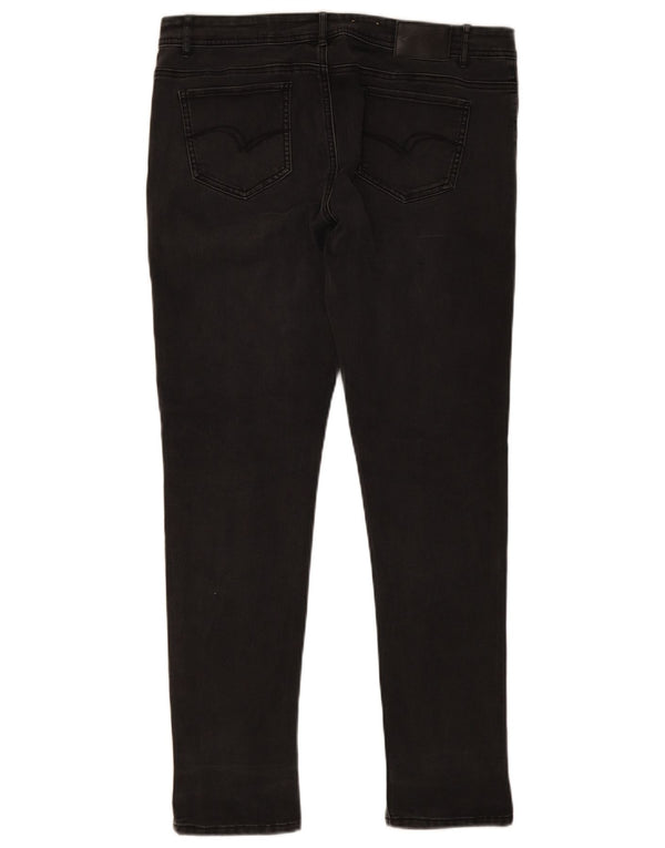 Lee Cooper Damen Slim Jeans UK 16 Large W34 L30 Graue Baumwolle