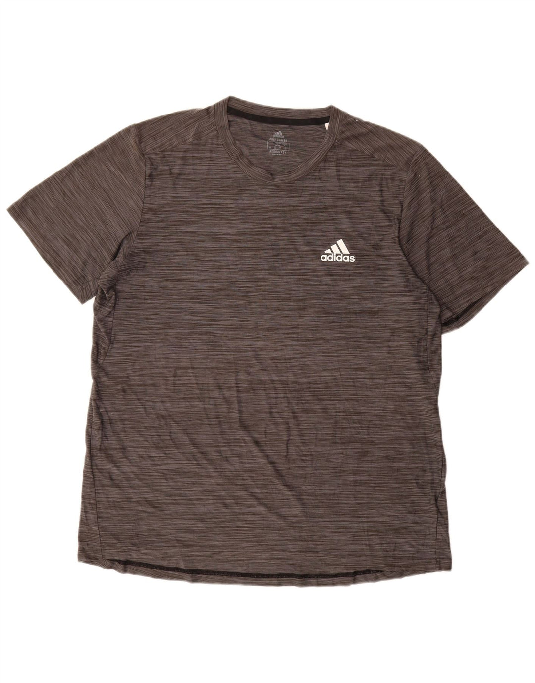 Adidas Herren Aeroready T-Shirt Top Large Grau meliert Polyester