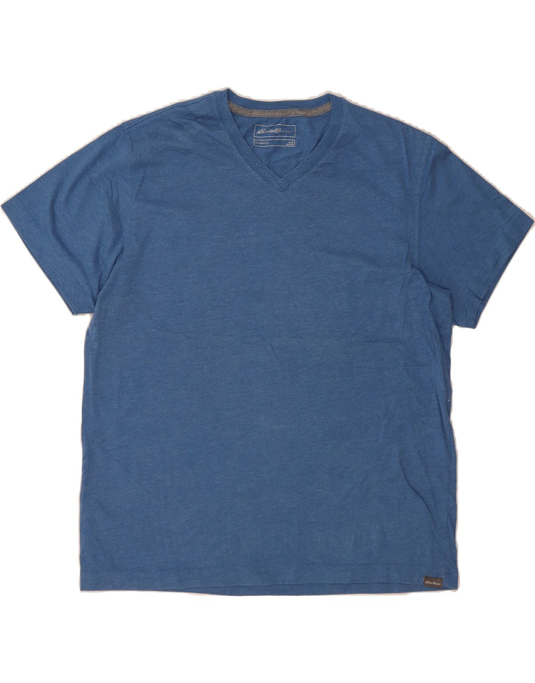 EDDIE BAUER Mens T-Shirt Top Large Blue Cotton Vintage Eddie Bauer and Second-Hand Eddie Bauer from Messina Hembry 