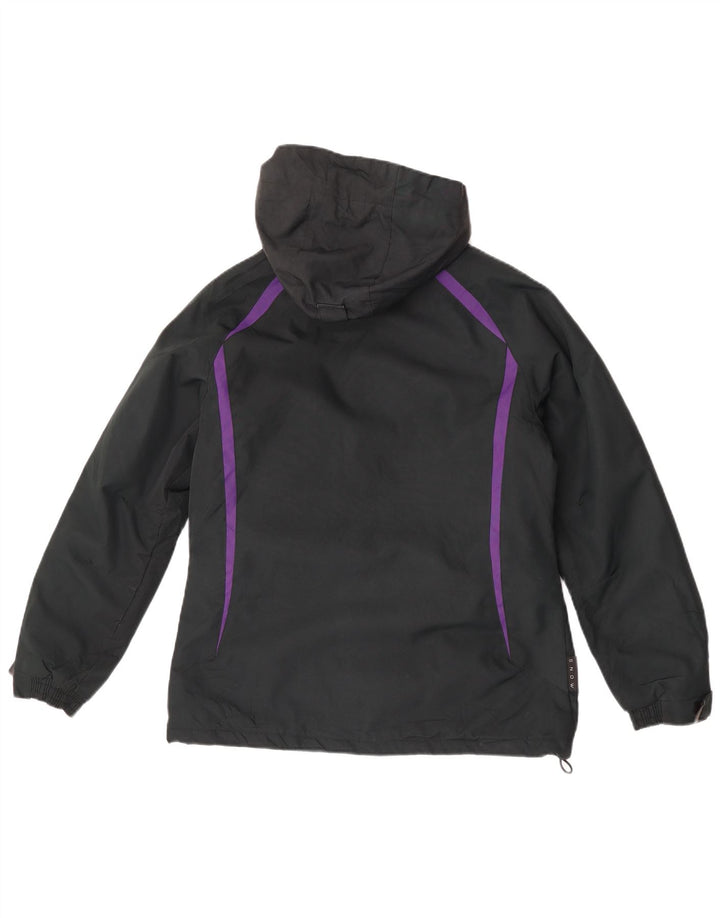 Mountain Warehouse Damen-Windbreakerjacke mit Kapuze, Gr. 8, Schwarz