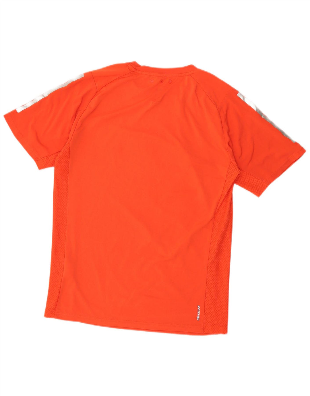 Adidas Herren Climacool Graphic T-Shirt Top Small Orange Polyester
