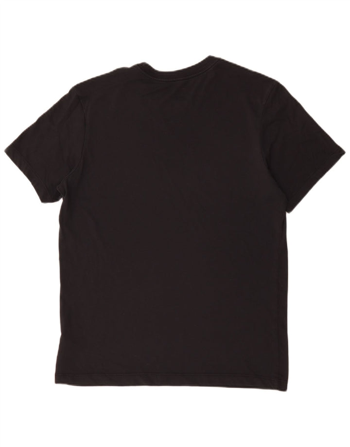 Nike Herren Dri Fit Graphic T-Shirt Top Small Schwarz Baumwolle