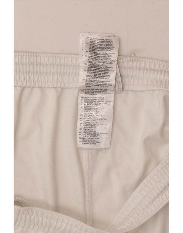 Adidas Herren Climalite Sport Shorts Großes weißes Polyester