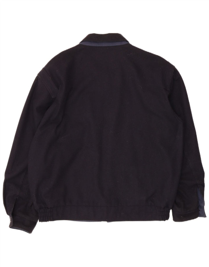 Vintage Herren Bomberjacke UK 42 XL Marineblau
