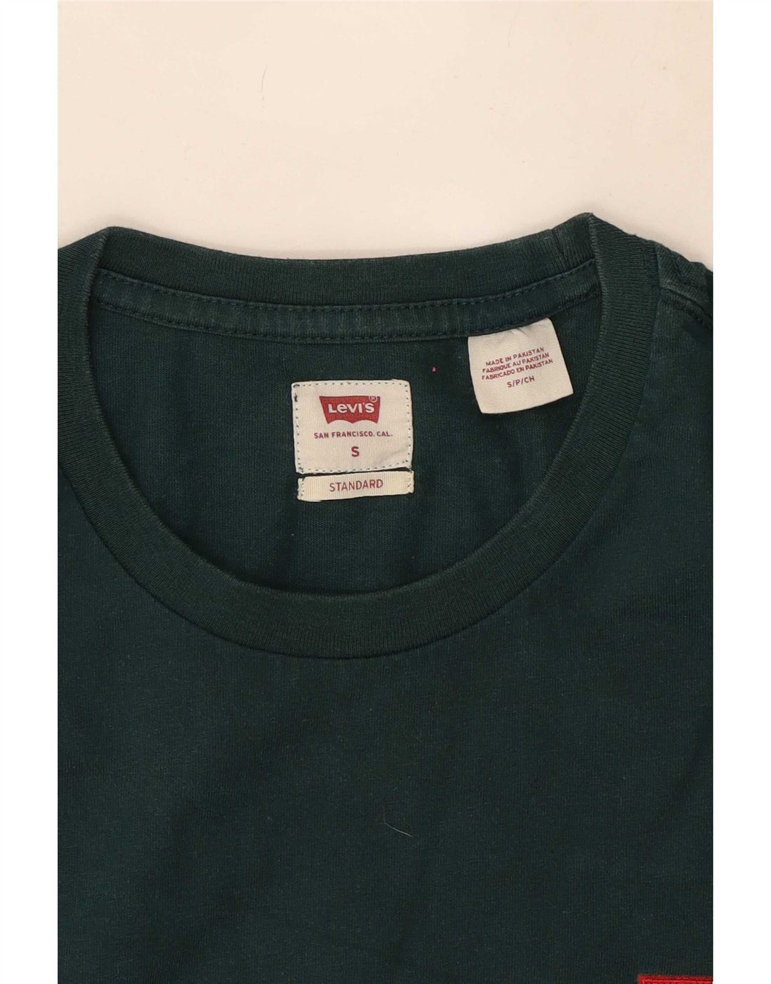 Levi's Herren-T-Shirt mit Standard-Passform, Größe S, Grün