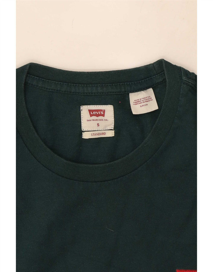 Levi's Herren-T-Shirt mit Standard-Passform, Größe S, Grün