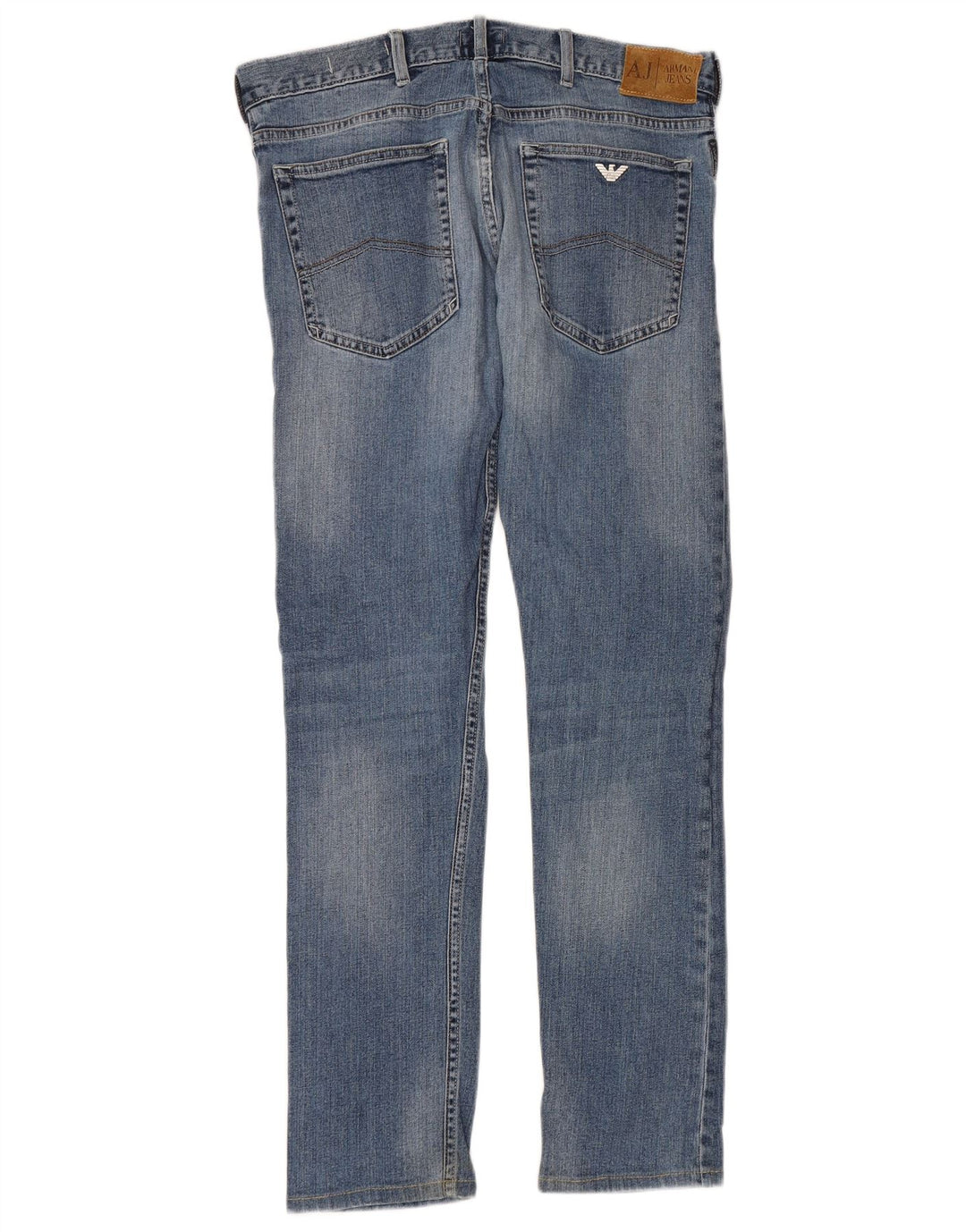 ARMANI Herren Slim Jeans W31 L33 Blaue Baumwolle