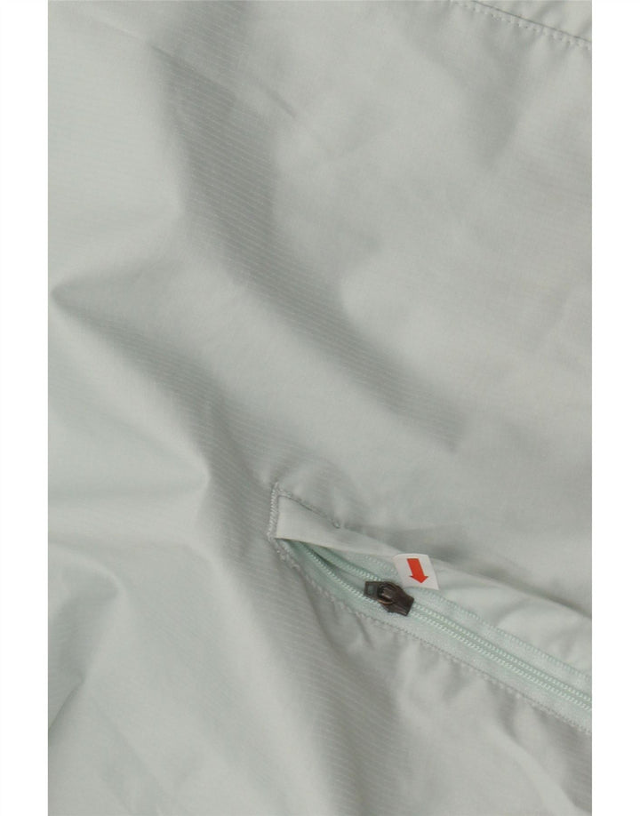 ADIDAS Damen-Trainingsanzug, Top-Jacke, UK 14, großes türkisfarbenes Polyester