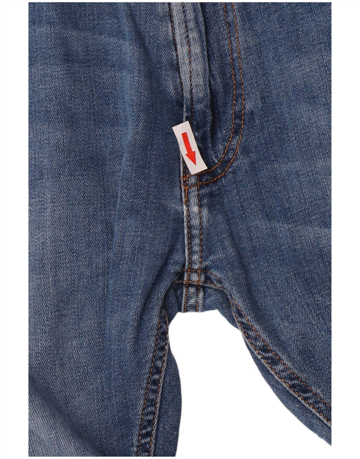 Lee Herren Luke Slim Jeans W32 L34 Blaue Baumwolle