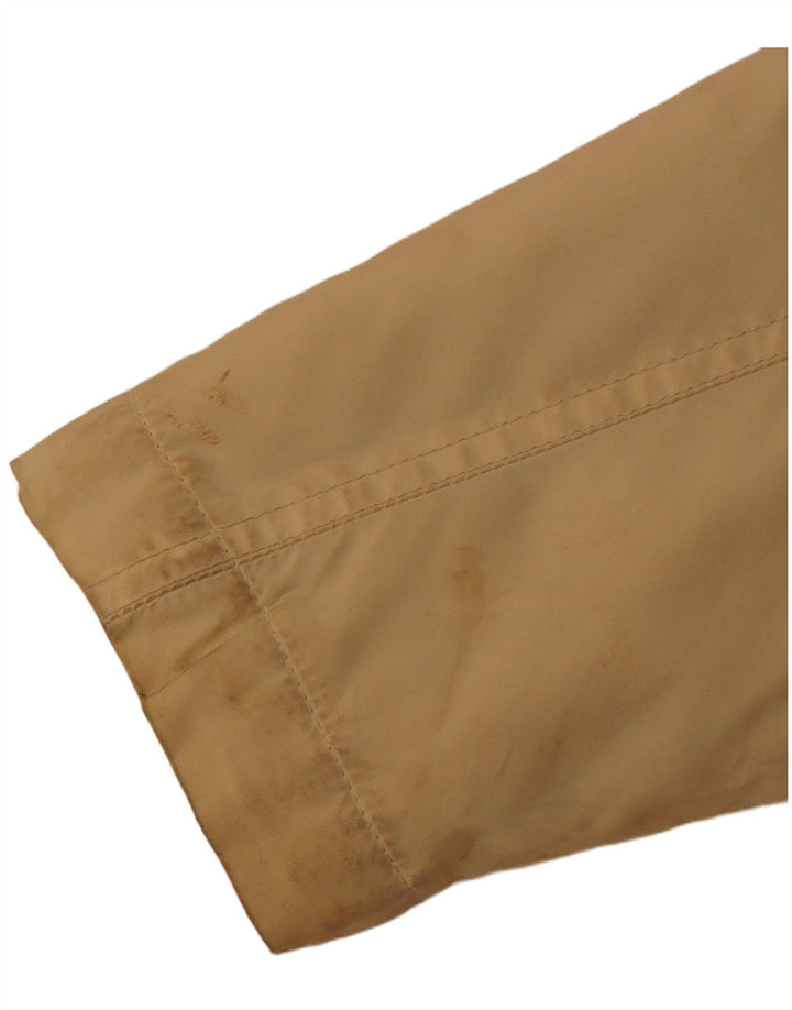 VINTAGE Damen Utility-Jacke UK 16 Large Beige Colourblock