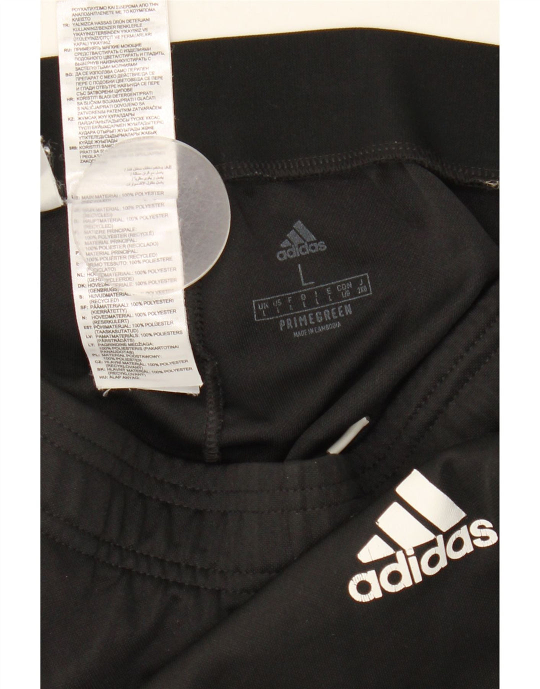 Adidas Herren Aeroready Trainingshose, groß, aus schwarzem Polyester