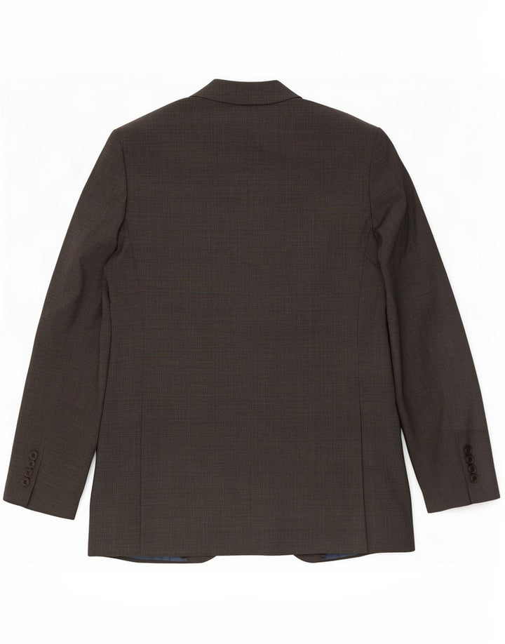Marks & Spencer Herren-Blazer mit 2 Knöpfen, UK 40, mittelgraue Wolle