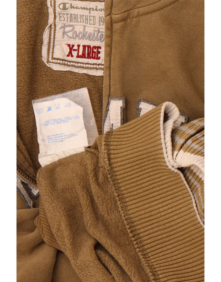 CHAMPION Damen Rochester Graphic Trainingsanzug Top Jacke UK 18 XL Beige