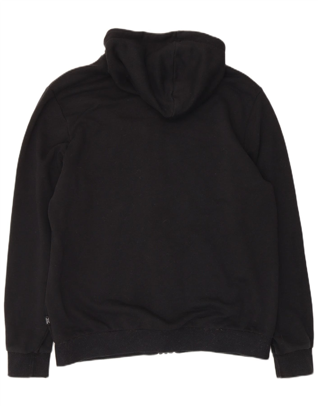 Puma Herren Graphic Zip Hoodie Pullover Große schwarze Baumwolle