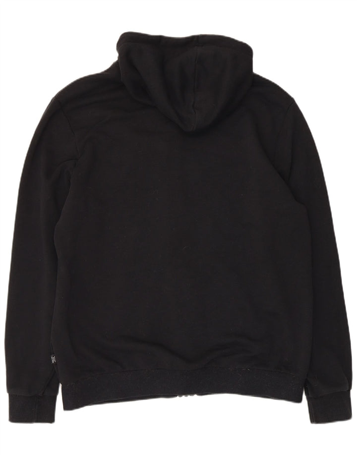 Puma Herren Graphic Zip Hoodie Pullover Große schwarze Baumwolle