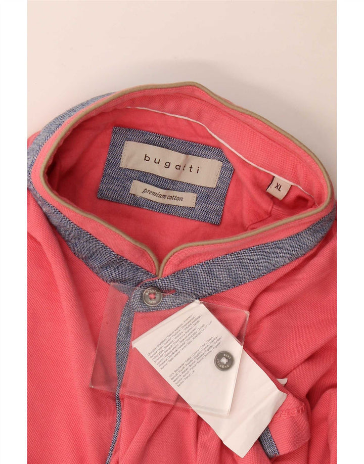 Bugatti Herren Poloshirt XL Rosa Baumwolle
