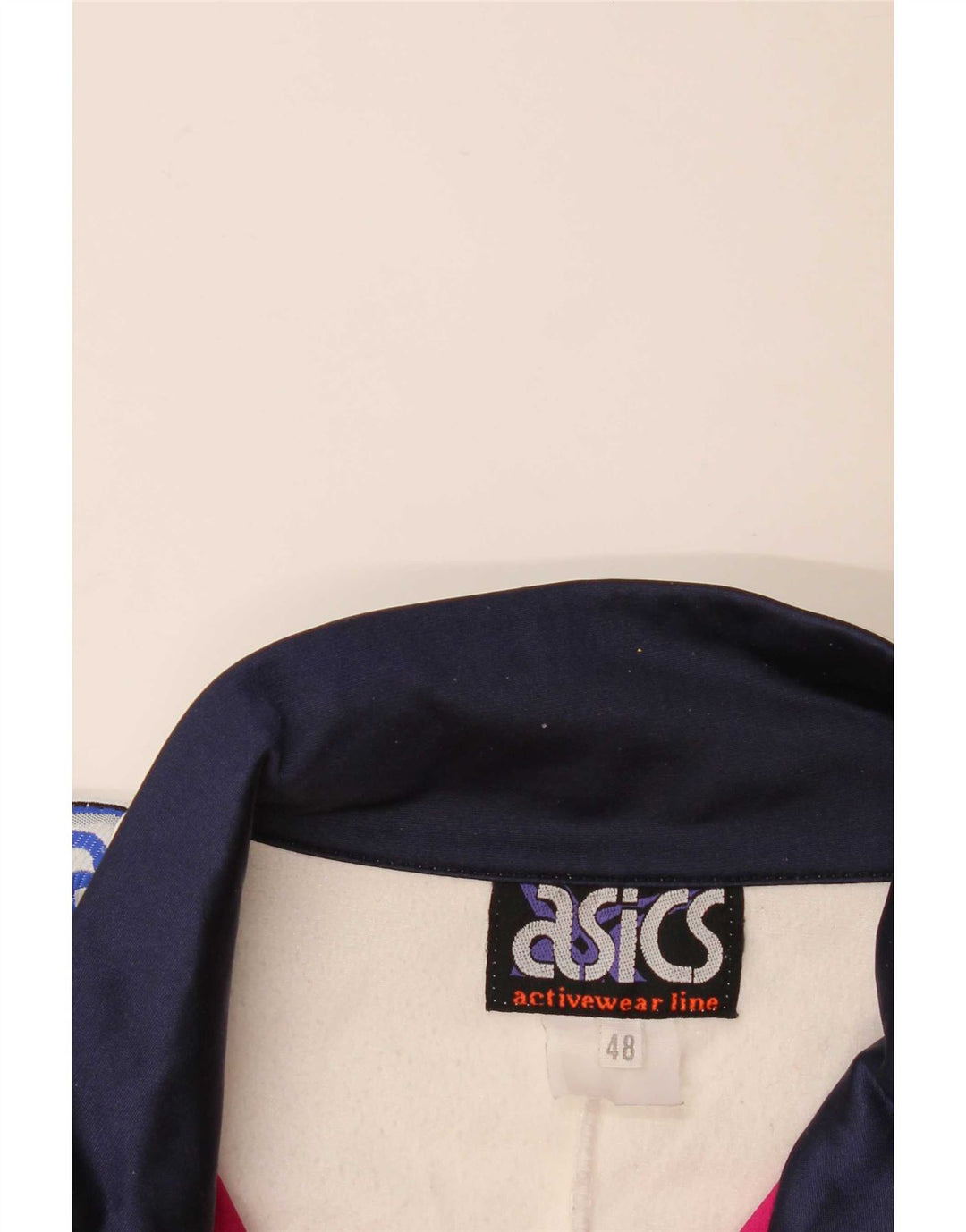 Asics Damen Grafik-Trainingsanzug-Top-Jacke IT 48 XL Rosa Farbblock
