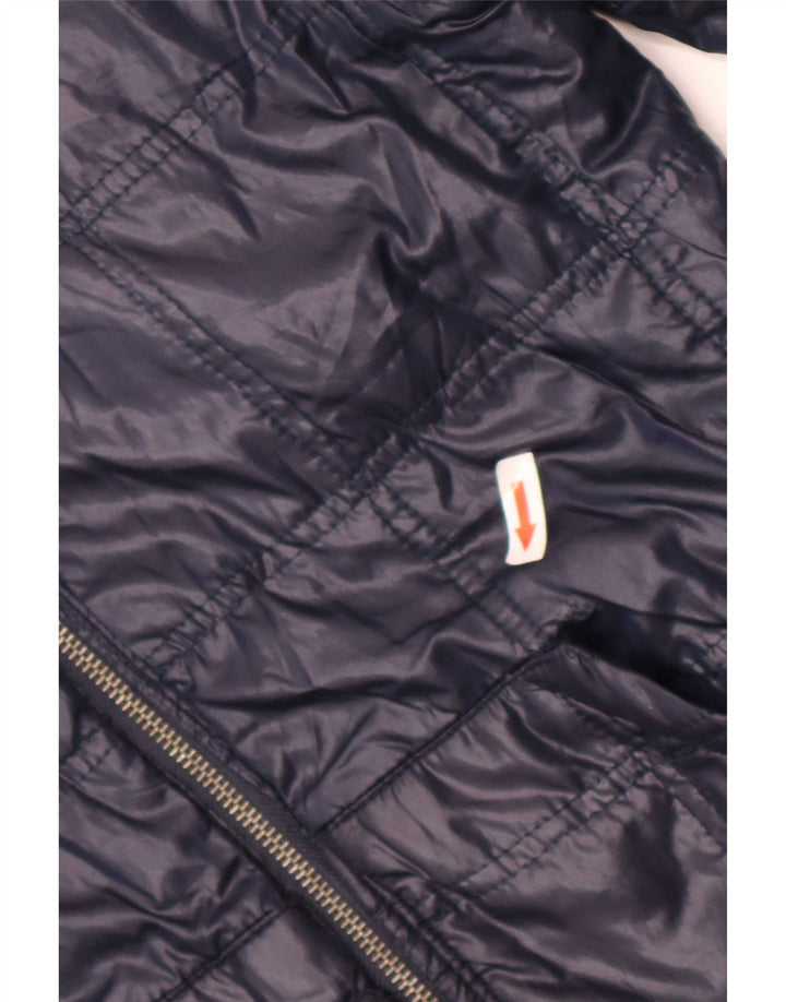 Zara Herren-Bomberjacke mit Kapuze, Größe 36, Marineblau