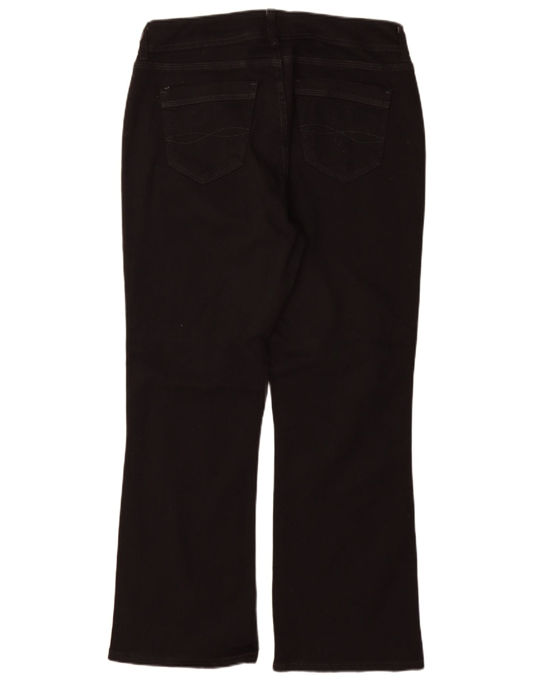 Lee Damen Slender Bootcut Jeans US 16 2XL W34 L30 Schwarze Baumwolle