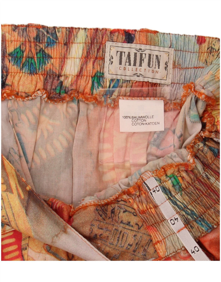 TAIFUN Damen A-Linien-Rock EU 40 Medium W28 Mehrfarbiges Patchwork