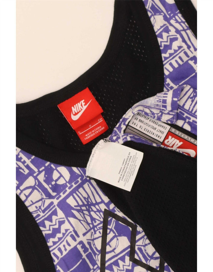 Nike Herren-T-Shirt mit Grafik, klein, mehrfarbig, geometrisch, Baumwolle