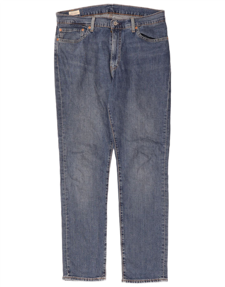 Levi's Herren 511 Slim Jeans W36 L34 Blaue Baumwolle