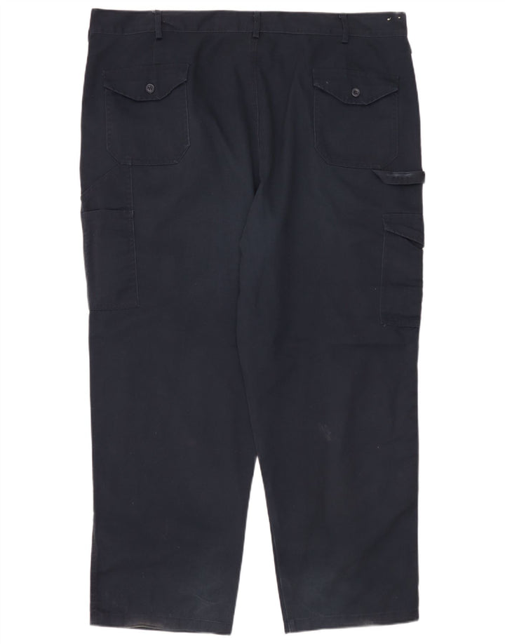 Dickies Gerade Herren-Cargohose W44 L28 Marineblaues Polyester