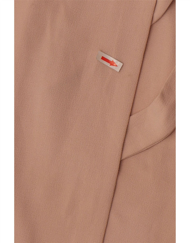 Topshop Damen Fledermaus-Wickelkleid UK 6 XS Beige Polyester