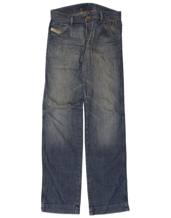 Diesel Herren Straight Jeans W29 L35 Blaue Baumwolle