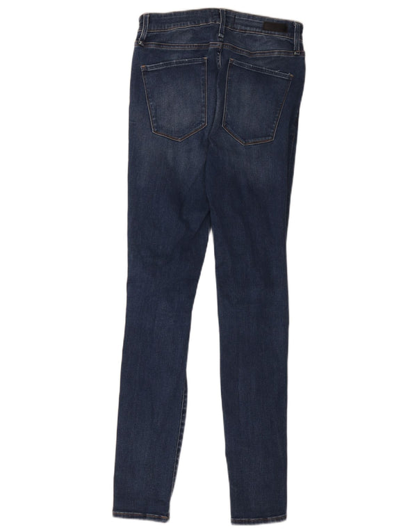 Abercrombie & Fitch Damen High Rise Skinny Jeans US 8 Medium W28 L29 Blau