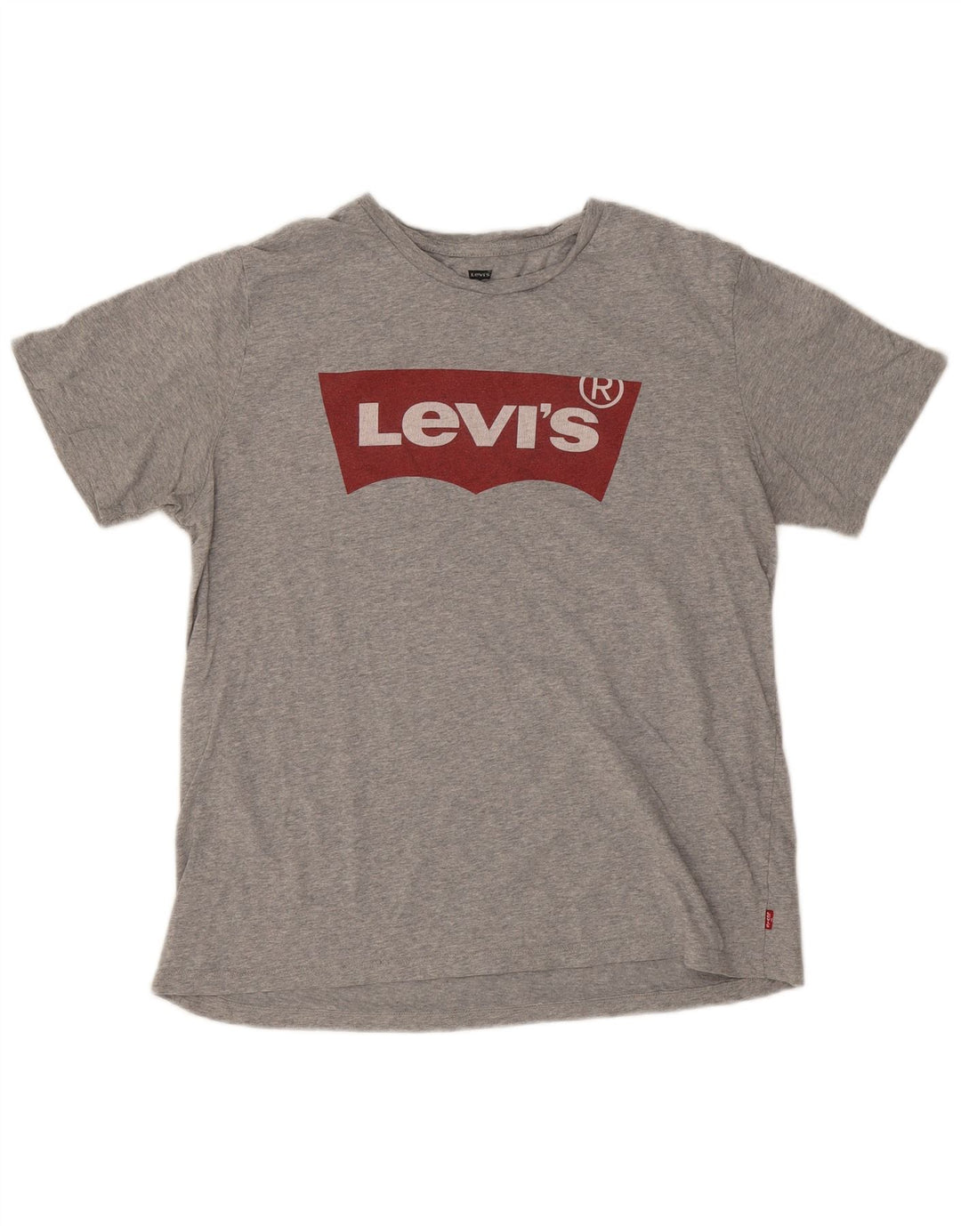 Levi's Damen Grafik-T-Shirt-Oberteil UK 16 Large Grau