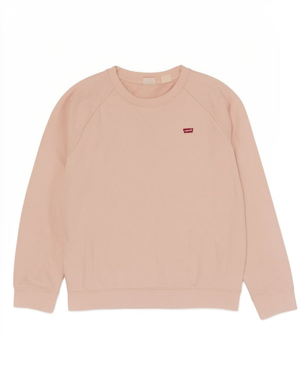 Levi's Damen-Sweatshirt in Übergröße, Größe 6, XS, Rosa, Baumwolle