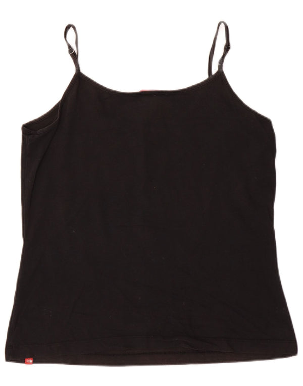 THE NORTH FACE Damen Cami Top UK 14 Large Schwarz Baumwolle