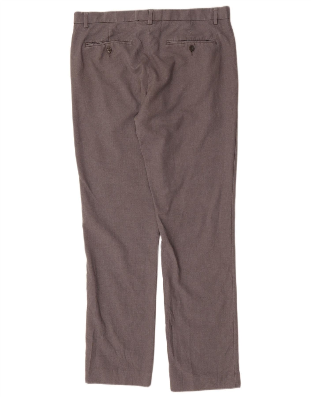 Calvin Klein Herren Straight Chino Hose W33 L32 Grau Polyester
