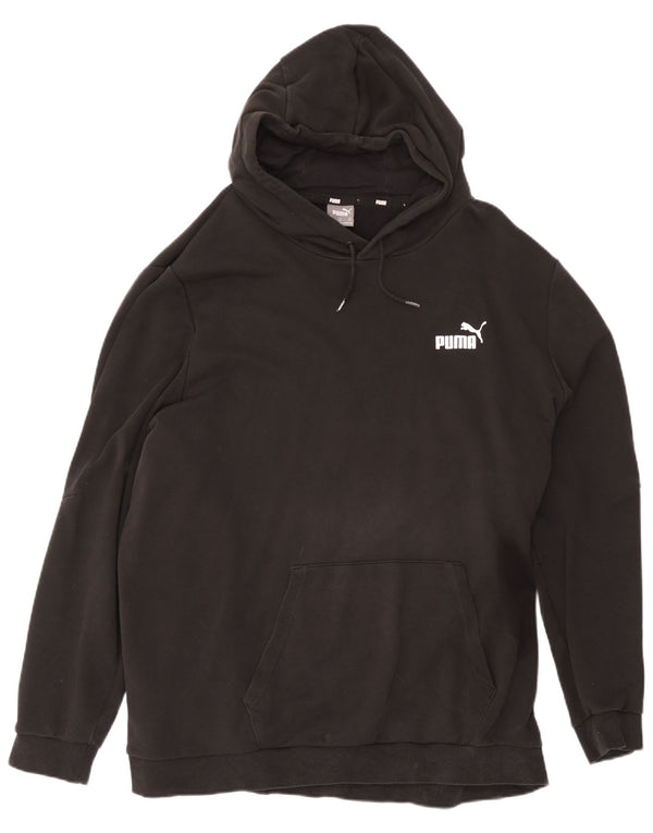 Puma Herren Kapuzenpullover 4XL Schwarz Baumwolle