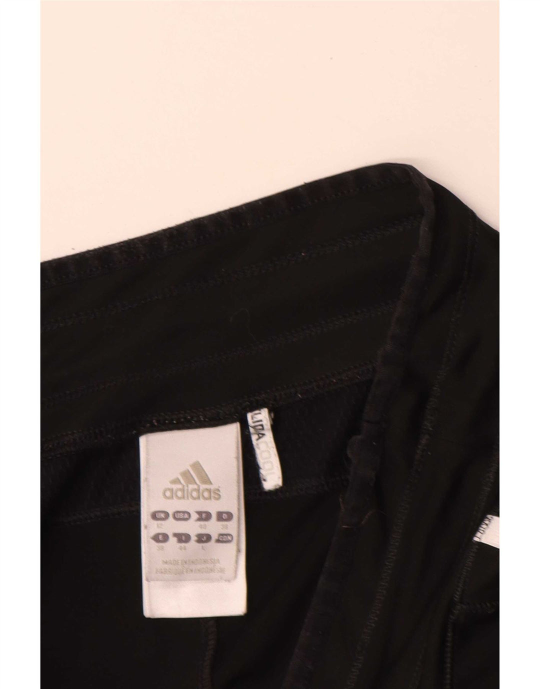 Adidas Damen Bermuda Sport Shorts UK 12 Medium Schwarz Polyester