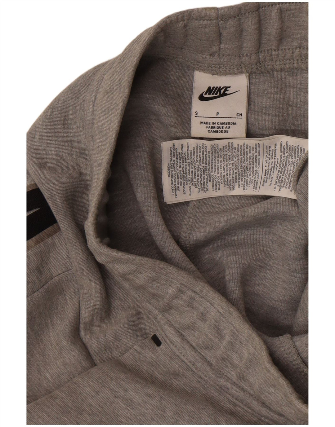 Nike Herren-Trainingshose, Jogginghose, Größe S, graue Baumwolle