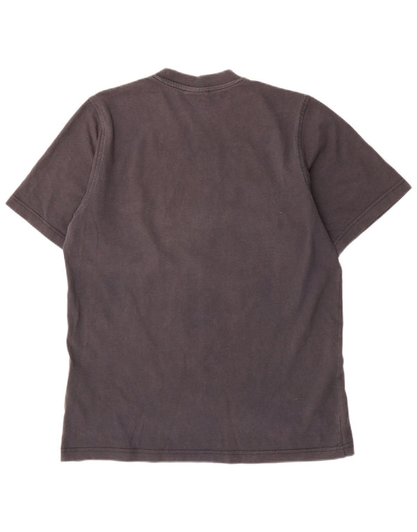 Adidas Herren Grafik-T-Shirt aus mittelgrauer Baumwolle