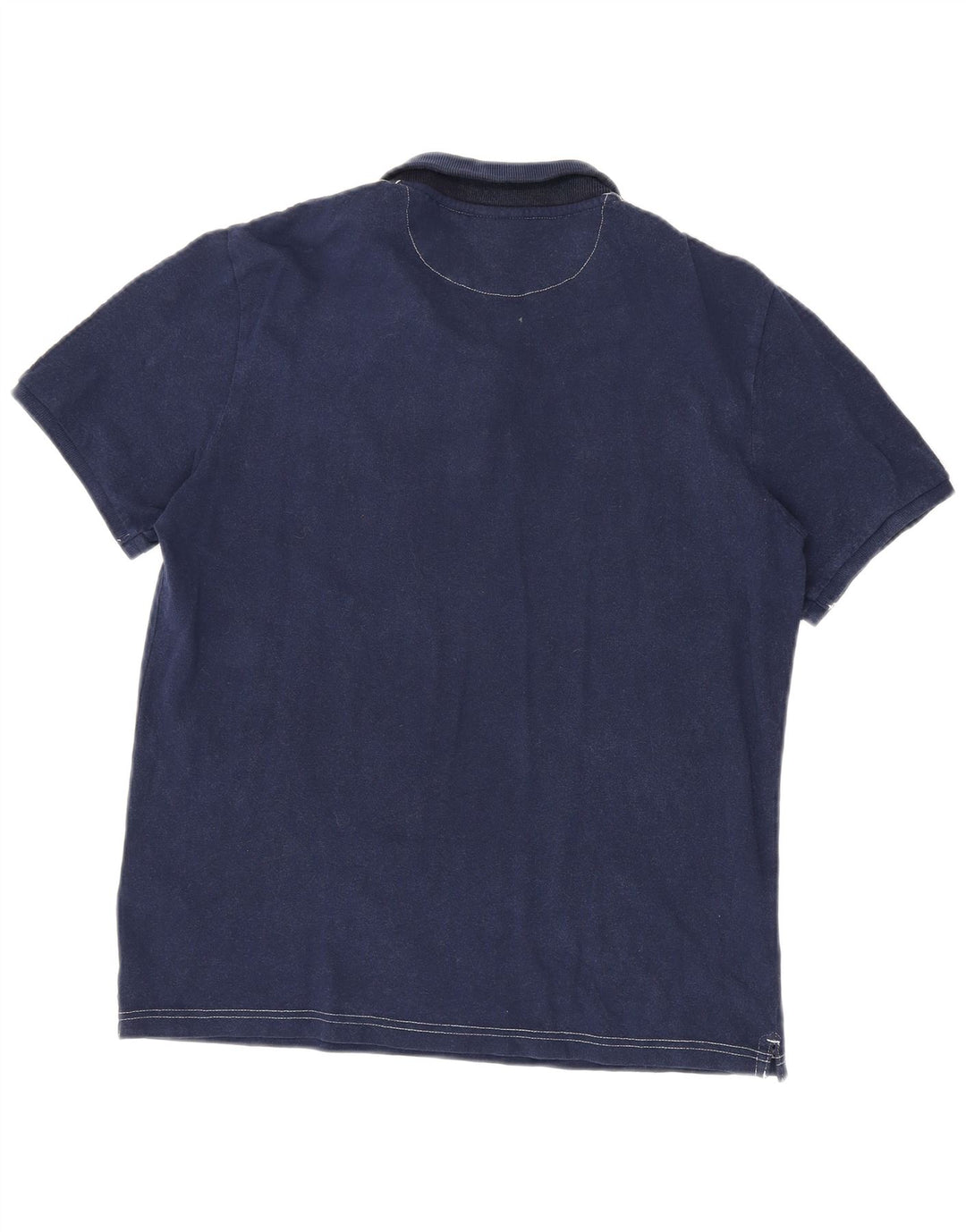 CHAMPION Herren-Poloshirt mit Grafik, mittlere Marineblau-Baumwolle