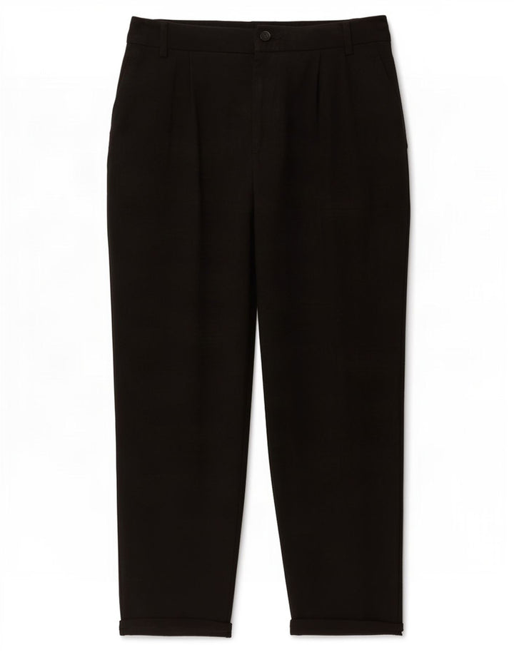 Zara Capri-Hose für Damen, Größe M, W28, L22, Schwarz