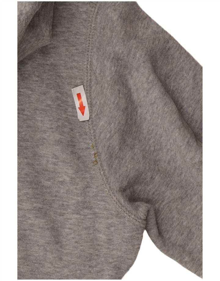 Nike Herren-Kapuzenpullover mit Grafik, mittelgraue Baumwolle